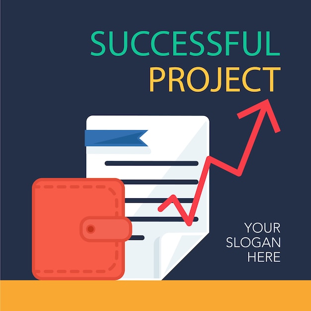 Successful project banner