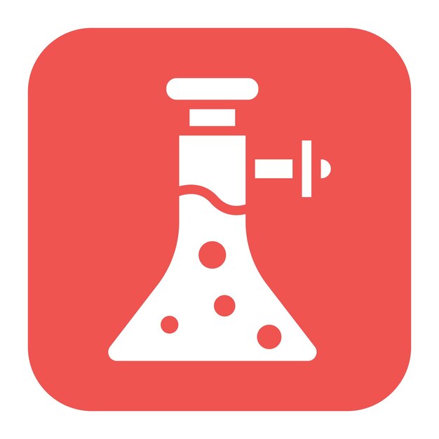 Suction Flask icoon vector afbeelding Kan worden gebruikt voor de wetenschap
