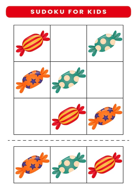 아이들을 위한 스도쿠 할로윈 테마