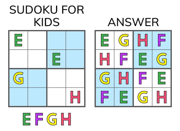 Vector sudoku kids and adult mathematical mosaic magic square logic puzzle game digital rebus