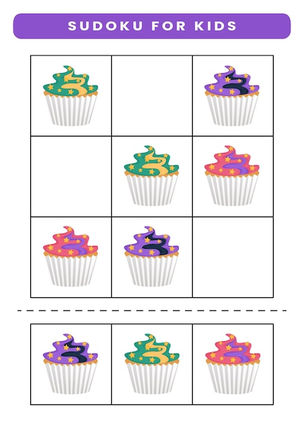 아이들을 위한 스도쿠 할로윈 테마