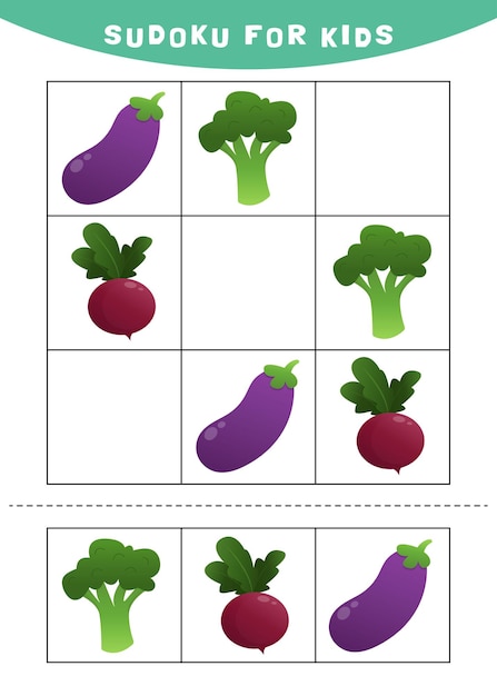 Sudoku-spel voor kinderen