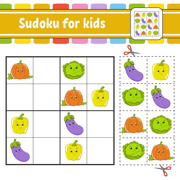 Sudoku voor kinderen.