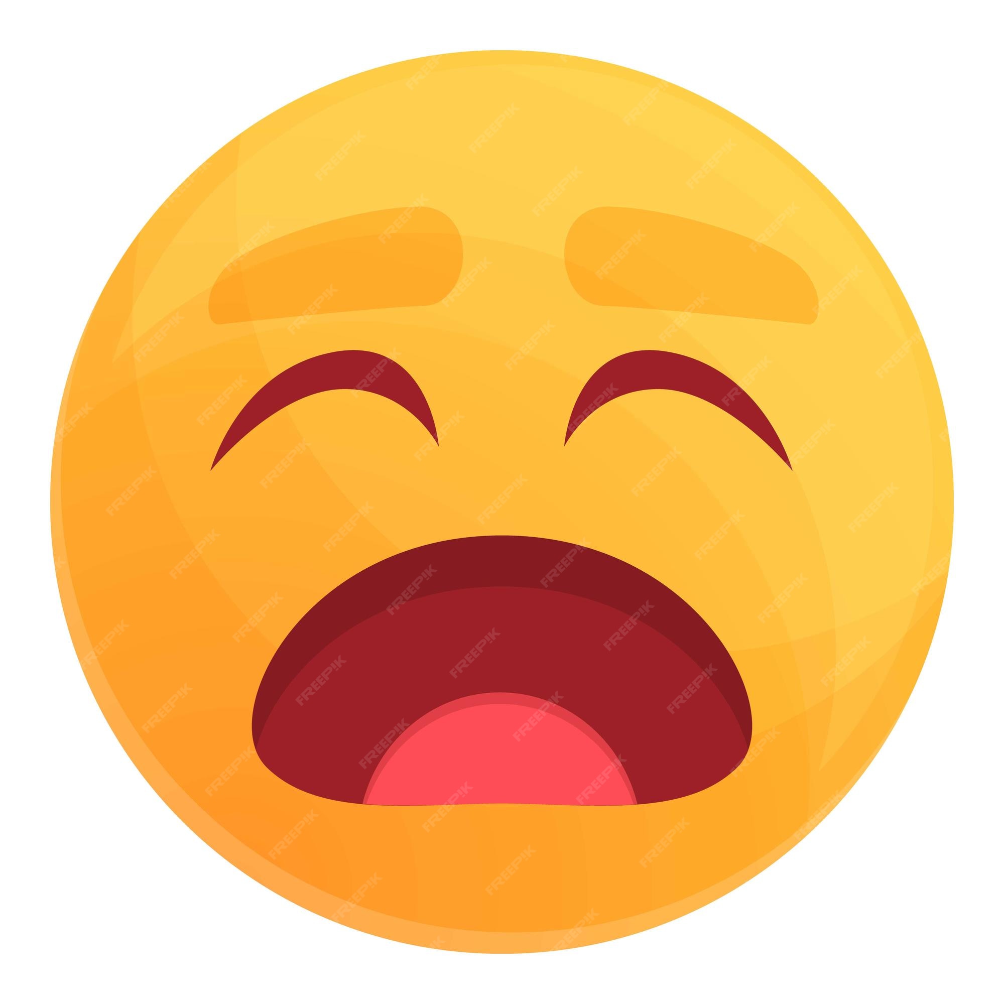 Premium Vector  Suffering cute emojis face vectors