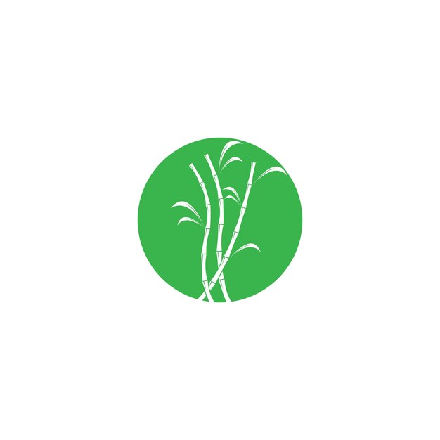사탕수수 공장 로고 벡터 일러스트 디자인