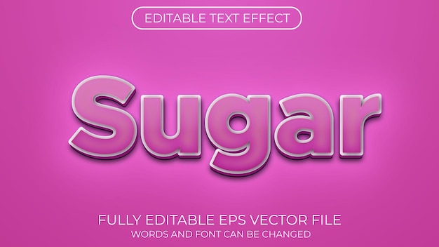 Sugar text effect