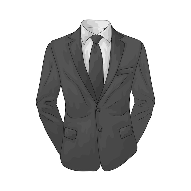 スーツのイラスト