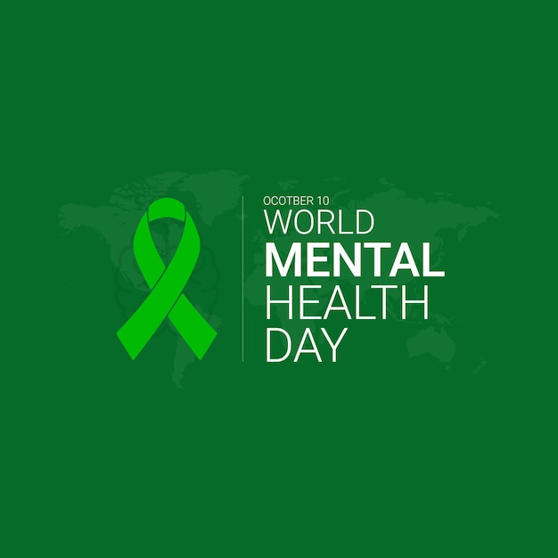 Suitable concept for world mental health day