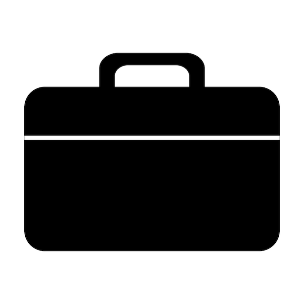 Suitcase icon logo vector design template