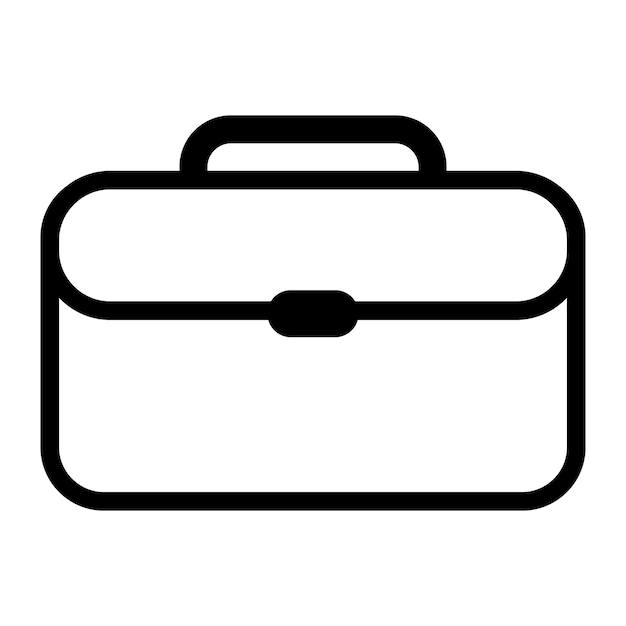 Suitcase icon logo vector design template