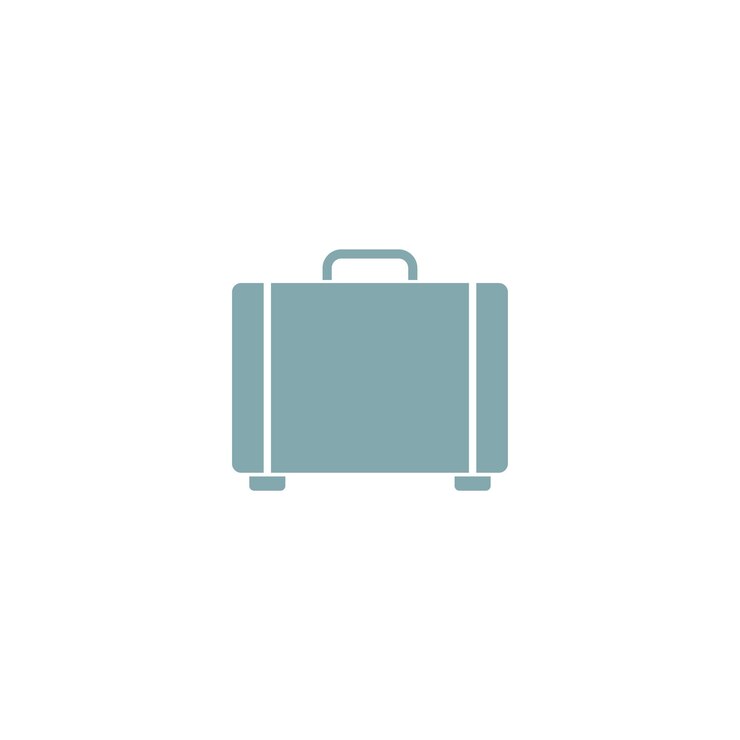 Suitcase icon vector design templates simple and modern