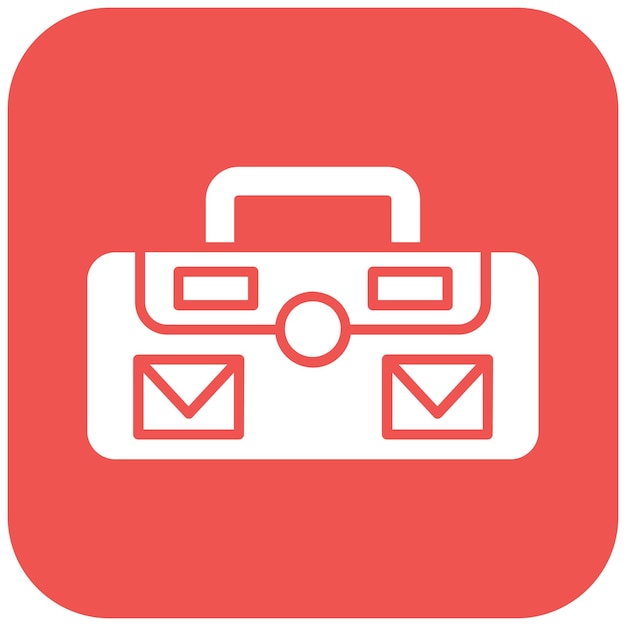 Suitcase icon vector image Can be used for Startup