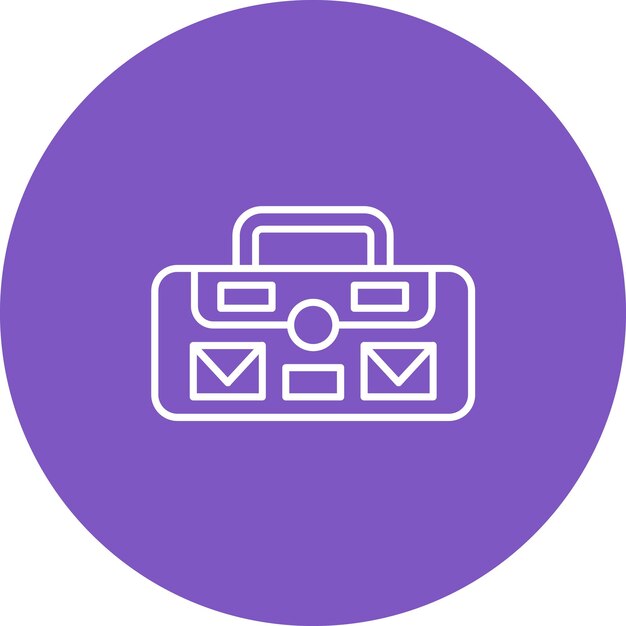 Suitcase icon vector image Can be used for Startup