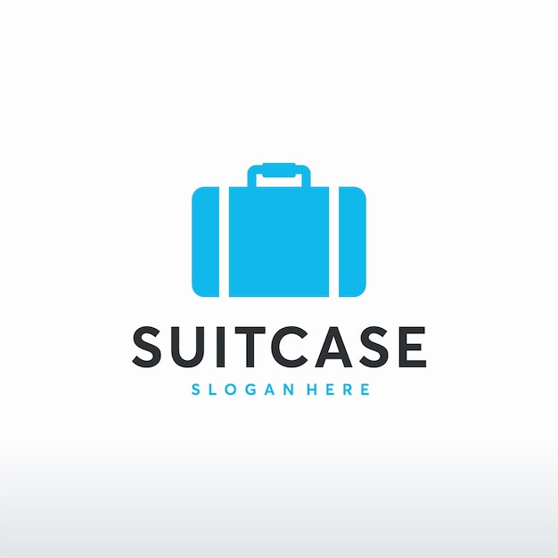 Suitcase logo template symbol