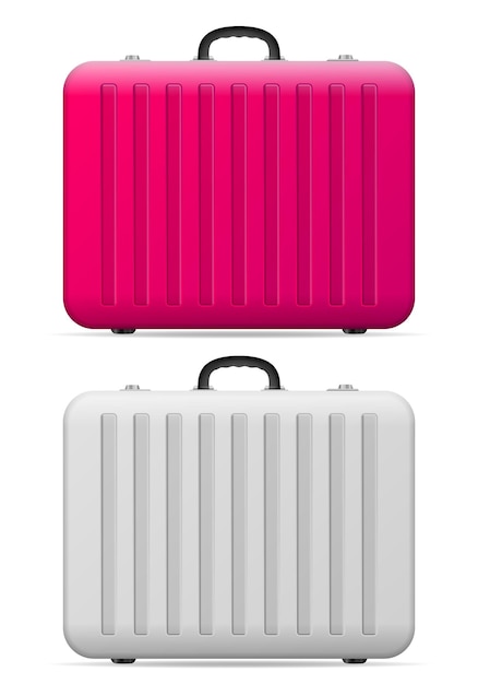 Vector suitcase set