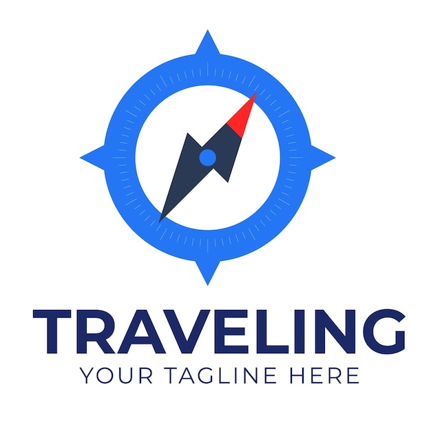 Suitcase Travel airplane symbol Creative Air Logo Design Illustration Travel logo design Travel