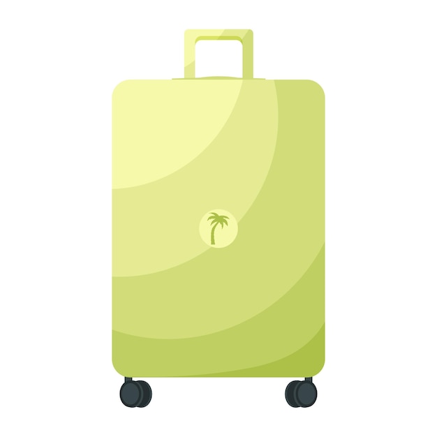 サイトイラストレーターのためのスーツケース休暇スタイリッシュなスーツケースプチビジネススーツケースアイコン
