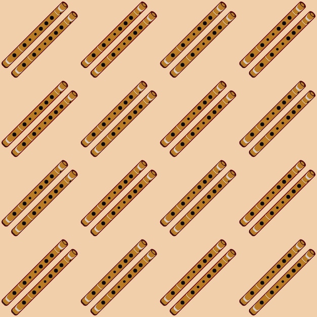 Suling pattern vector