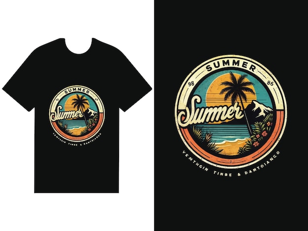 Vector summar t shirt design