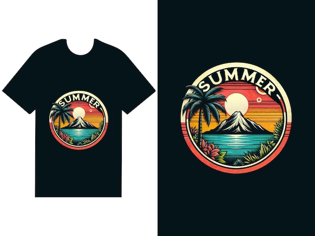 Vector summar t shirt design