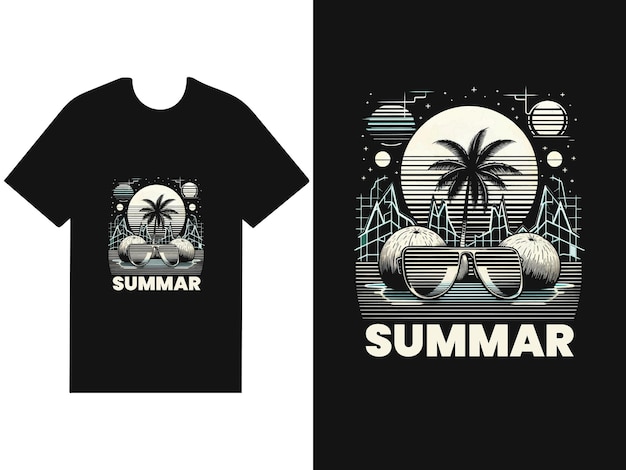 Vector summar t shirt design