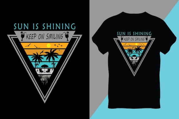 Summer 14 Tshirt design vector