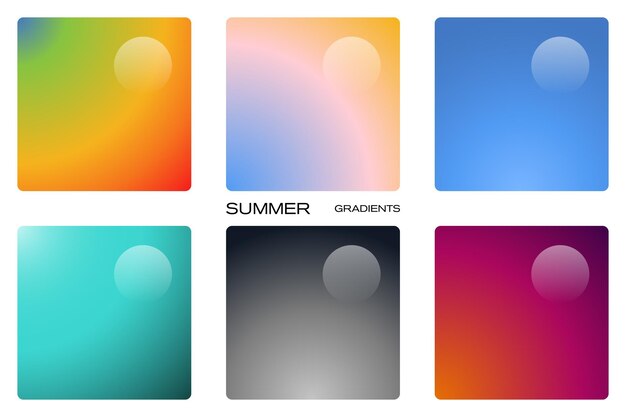 Vector summer 2024 gradient vectors