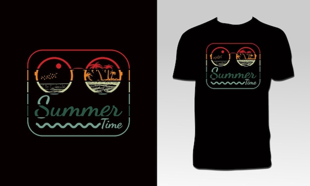 Summer Adventure T Shirt Design