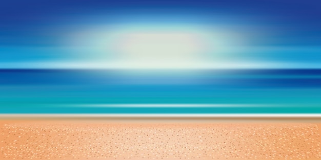 Vector summer background design with sea beach. shore of the sea.