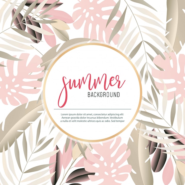 Summer background design