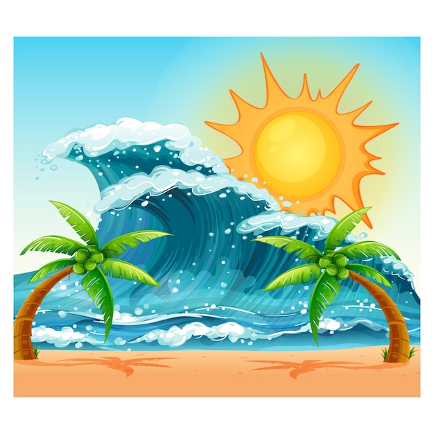 Summer background design