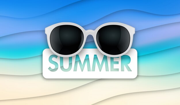 Vector summer background design