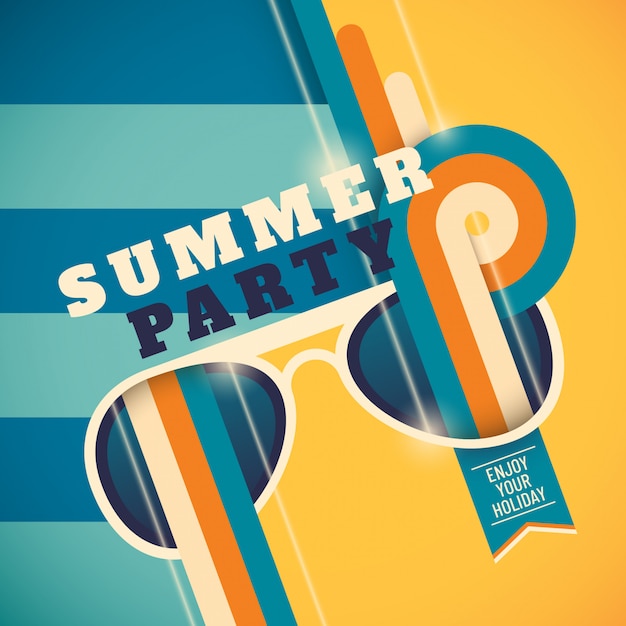 Vector summer background design