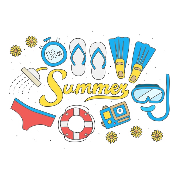 Vector summer background