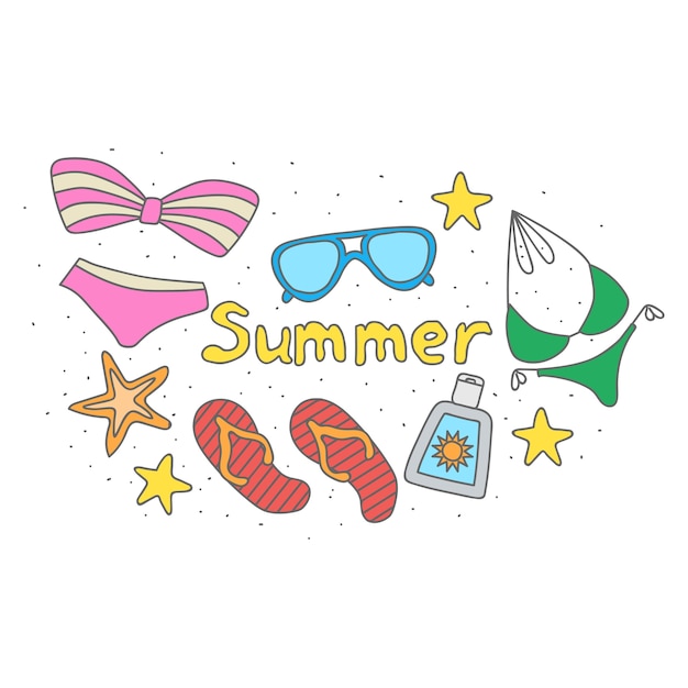 Vector summer background