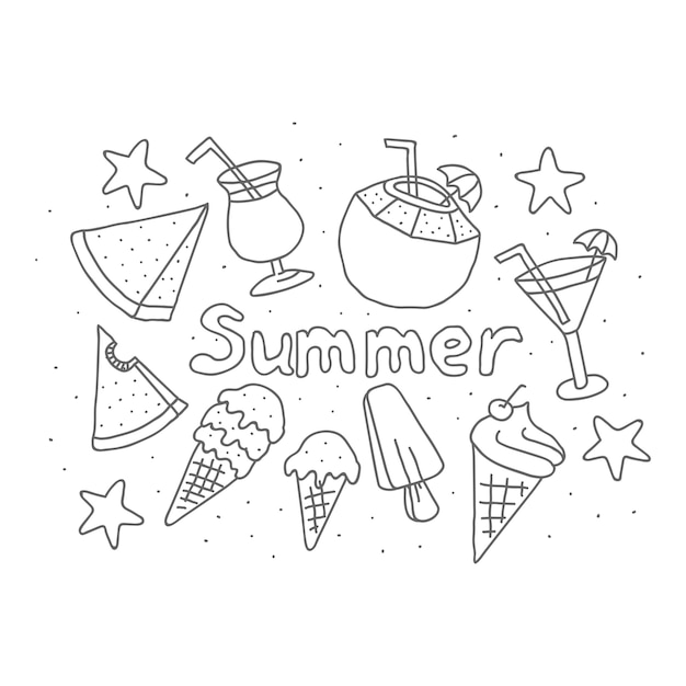 Vector summer background