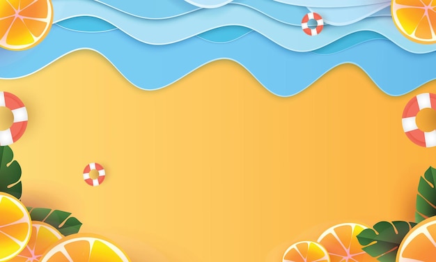 Summer backgrounds and sea tropical travel design concept vacation holiday sale