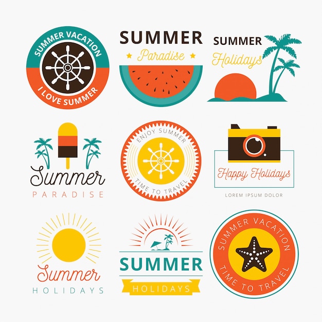 SUMMER BADGE DESIGN