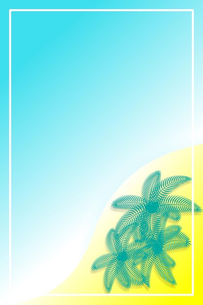 Vector summer banner or backgrounds with space for text. greeting card, poster and advertising, wallpaper. summer landscape, vacation, weekend, holiday concept. happy shiny day.