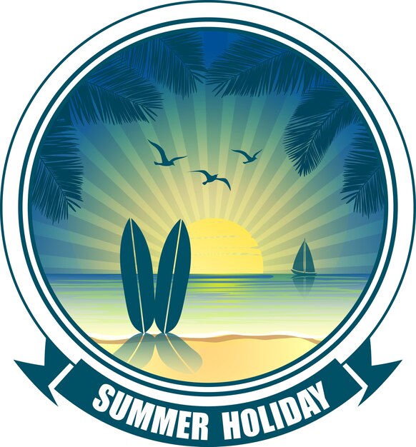 Vector summer banners