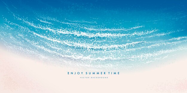Vector summer beach background
