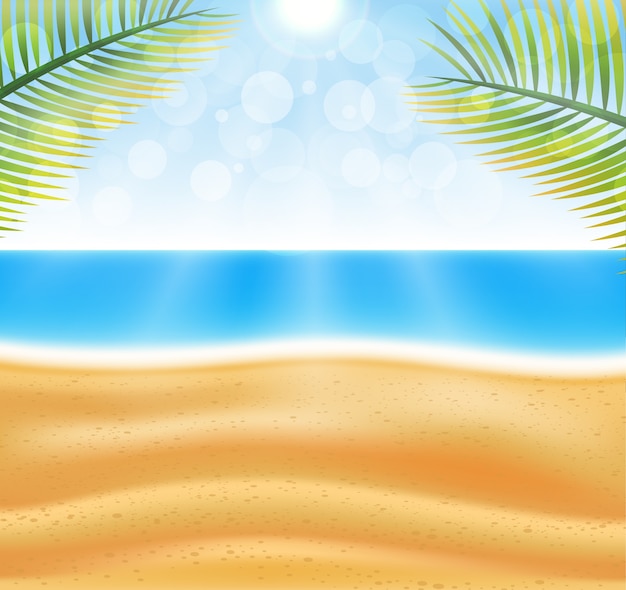 summer beach background