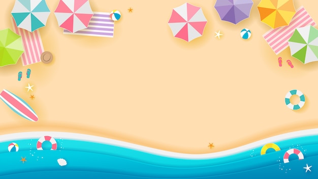 Summer beach background