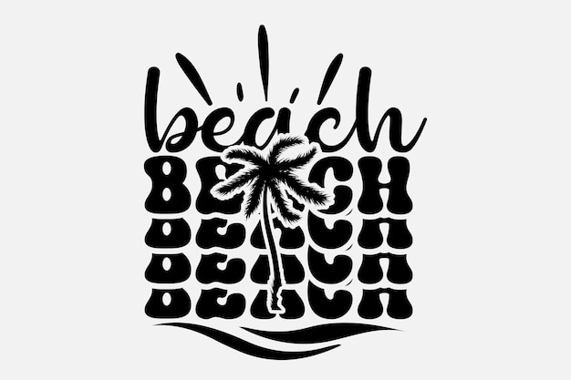 ベクトル 夏のビーチのsvgデザイン