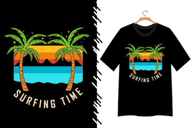 summer beach t shirt design