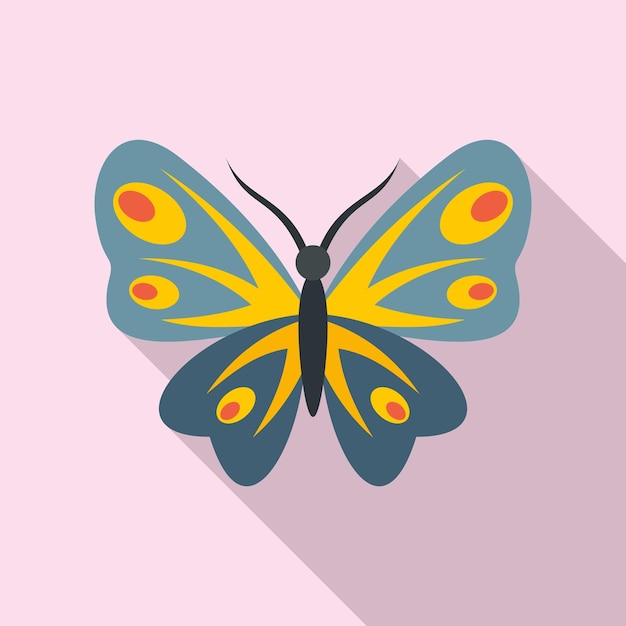 summer butterfly icon flat illustration of summer butterfly vector icon for web design