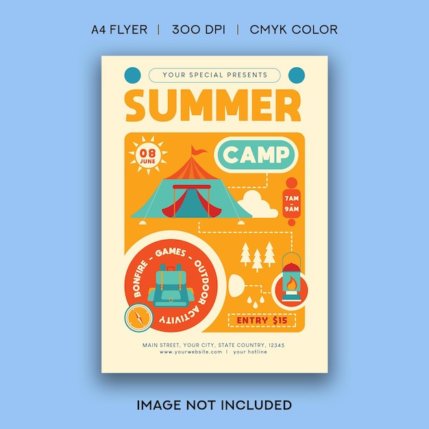 Summer camp flyer