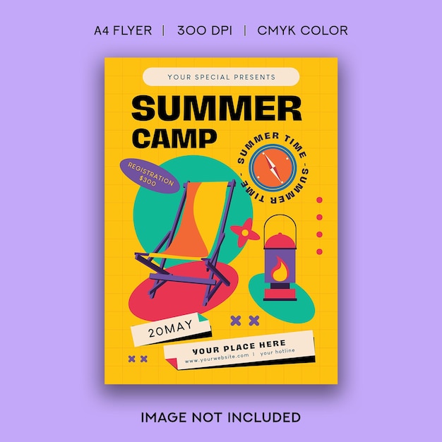 Summer camp flyer