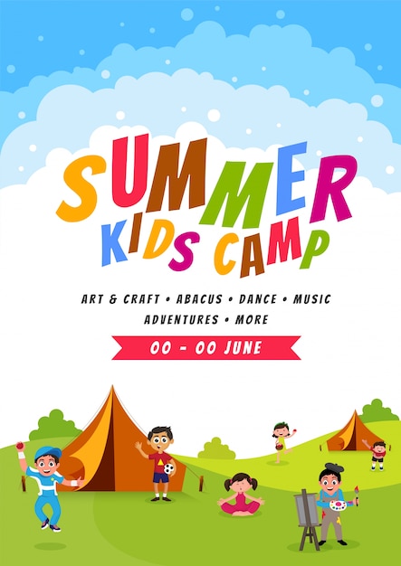 Summer camp poster