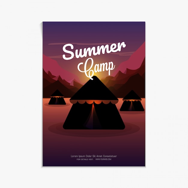 Summer camp poster